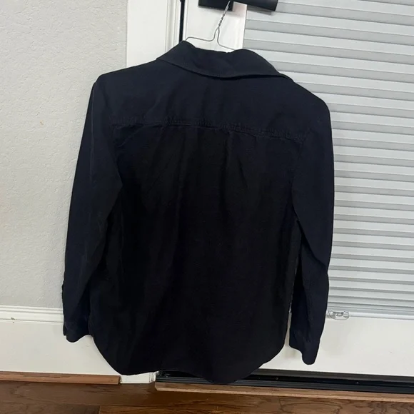 H&M Black Button Down Shirt - Picture 2 of 4